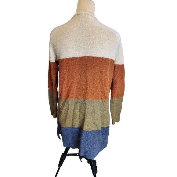 Madewell Striped Wool Blend open cardigan xxs - Picture 2 of 9